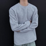 3w件+280g2026春款重磅华棉解构拼接打底长袖T恤高街T2596P18，男装T恤，电商A030