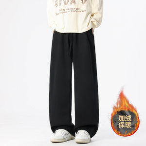 2000件+300g 加绒款 潮流休闲运动抽绳男裤 无影墙  K195-JR P35图片