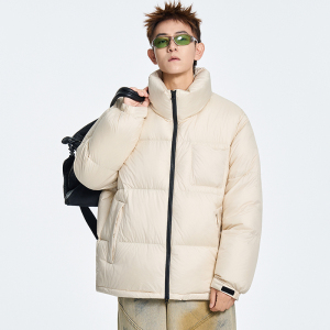 1K件+90鹅绒美式男款冬装宽松立领面包服简约百搭3D Y99668 P295,鞋类箱包手腕包,电商A030