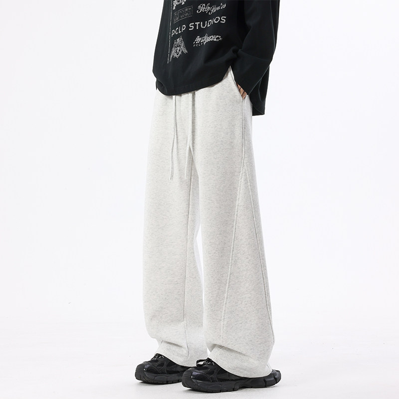 2k件+300g华棉2026春潮流休闲运动抽绳裤无影墙K195特P28，男装休闲裤，电商A030