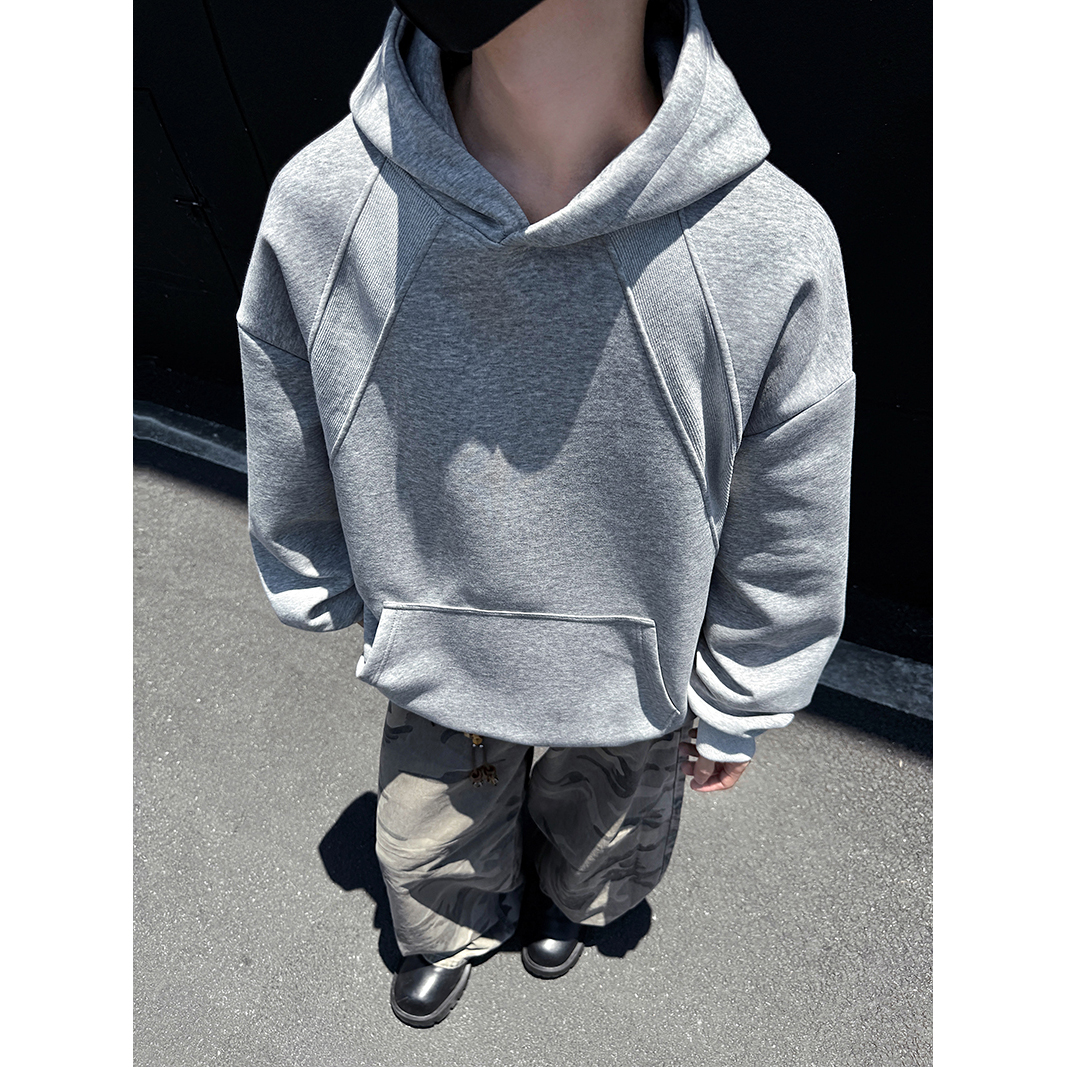 cleanfit卫衣连帽外套潮牌高级感内搭套头衫男秋新款WY617P35，女装短外套，电商A030