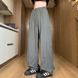 2w件+220g锦纶冰丝2026春透气激光打孔冰丝裤K170室内模特特P28，男装休闲裤，电商A030