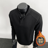 4000件+2026春款420g华棉加绒竖领亨利领长T假模特T2595-JRP20，男装卫衣，电商A030