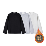 1w+420g华棉加绒2026春款解构拼接长袖T恤室内模特T2596-JR特P23，男装T恤，电商A030