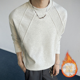 1w件+280g加绒款解构长袖T恤百搭打底上衣室内模特T2598-JRP24，男装T恤，电商A030