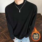 1w件+280g 加绒款德绒宽松基础长袖打底 室内模特 T2601-JR P16.5,男装T恤,电商A030,