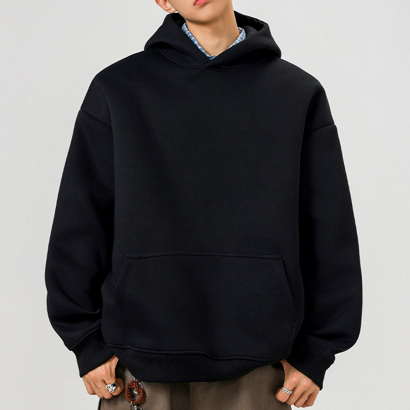 5W件+330g华棉2026春款纯色光板连帽套头卫衣无影墙WY601特P28，男装卫衣，电商A030