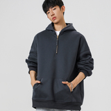 5k件+350g华棉2026春款半拉链连帽套头卫衣无影墙WY608特P35，男装卫衣，电商A030