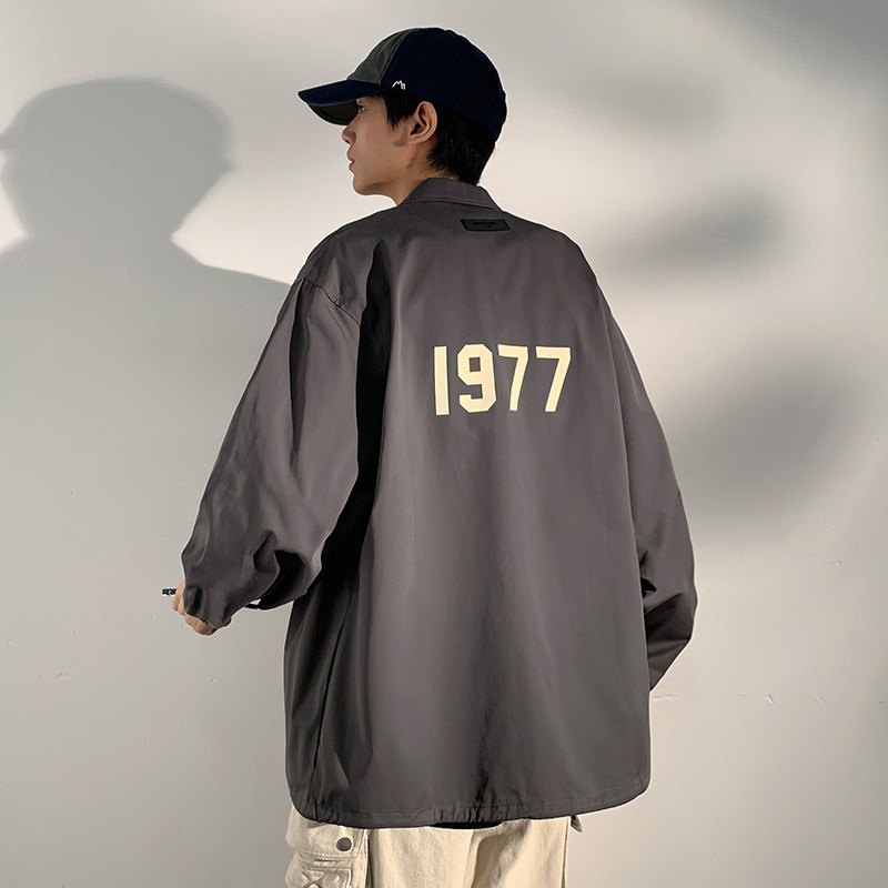 1k+2026春潮流美式1977休闲夹克外套光影墙JK111特P35,男装夹克,电商A030