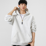 5k件+350g华棉2026春款半拉链连帽套头卫衣无影墙WY608特P35，男装卫衣，电商A030