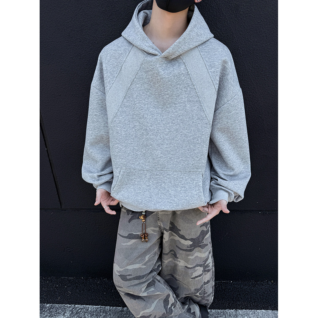 6w件+330g华棉2026春款男潮牌套头连帽卫衣高街WY617特P28,男装卫衣,电商A030