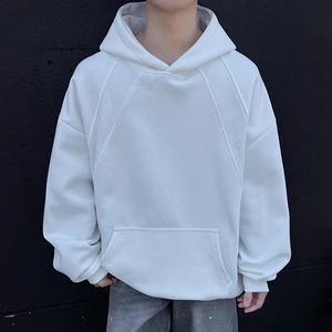 6w件+330g华棉 2026春款男潮牌套头连帽卫衣 高街 WY617 特P28，男装卫衣，电商A030