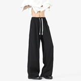 2k件+2026春款垂感宽松卫裤男大码弯刀休闲裤无影墙K8009特P28，男装休闲裤，电商A030