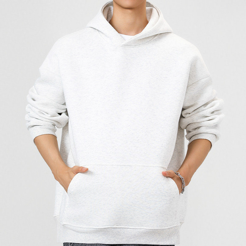5W件+420g华棉加厚2026春款纯色连帽套头卫衣无影墙WY801特P35，男装卫衣，电商A030