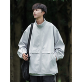 现货1k+2026春款潮流时尚日系立领夹克男港风JK5030特P55，男装夹克，电商A030