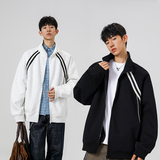 1w件+330g华棉2026春拼接连帽两侧条纹卫衣无影墙WY613P38，男装卫衣，电商A030