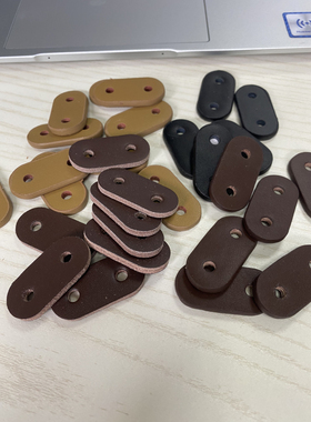 皮环卡扣阻绳器真牛皮猪鼻皮环ins卫衣抽带系绳棉风衣派克腰抽绳