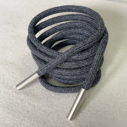 包邮CHIC推荐时尚哑光银扣环保潮牌卫衣帽绳裤腰带棉圆绳送穿绳针