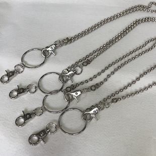 潮朋克机车装饰链条锌合金挂链包袋机车夹克服装辅料手袋背包链子