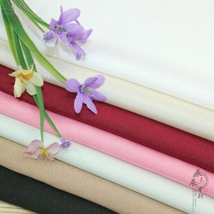 白色花瑶雪纺面料服装里料连衣裙布料古装汉服挂里衬里搭配不透