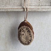 侘寂风香包香囊空袋植物染蕾丝复古迷你小包耳机包挂袋项链首饰包