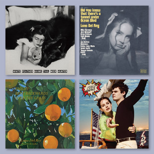 LanaDelRey打雷姐专辑封面海报宿舍卧室房间装饰画墙贴无框画挂画