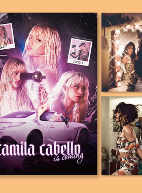 Camila Cabello卡妹海报写真卧室房间床头装饰画墙贴无框画背景