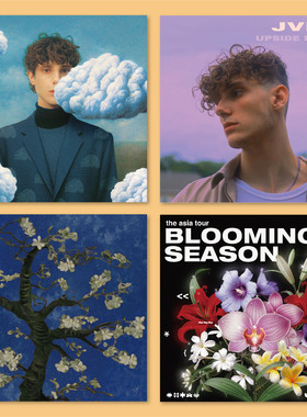 JVKE音乐专辑封面海报周边房间卧室装饰画墙贴无框画挂画贴墙照片