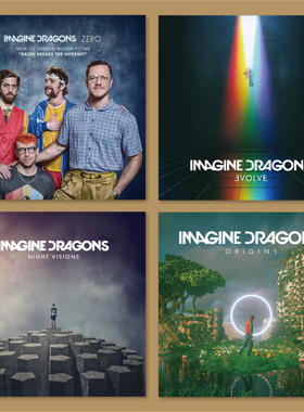 梦龙乐队Imagine Dragons专辑封面海报宿舍房间装饰画墙贴无框画