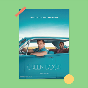 绿皮书GreenBook电影海报剧照卧室宿舍房间装 饰画墙贴无框画挂画
