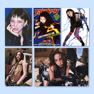 柳智敏KARINA【aespa Rich Man】海报周边装饰画墙贴照片贴墙