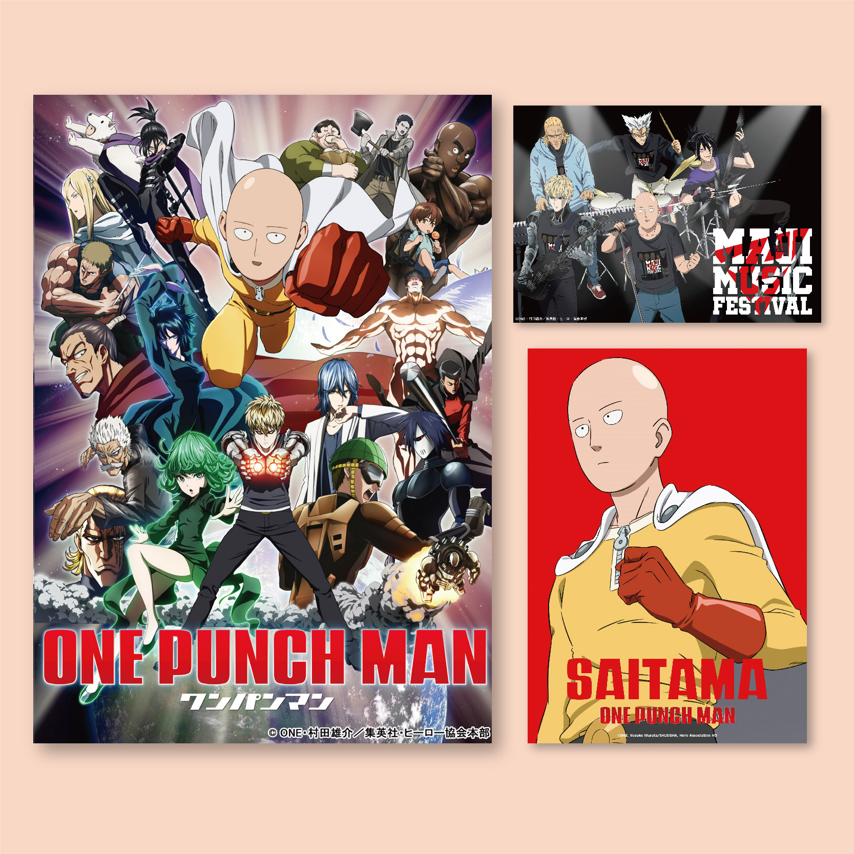 一拳超人动画海报全店满5送1