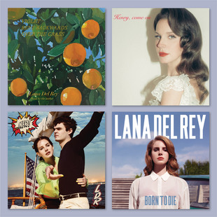 LanaDelRey打雷姐专辑封面海报宿舍卧室房间装饰画墙贴无框画挂画