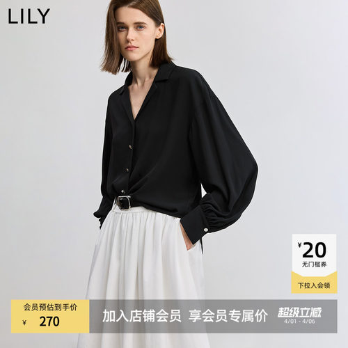 LILY通勤新款古巴休闲外套衬衫