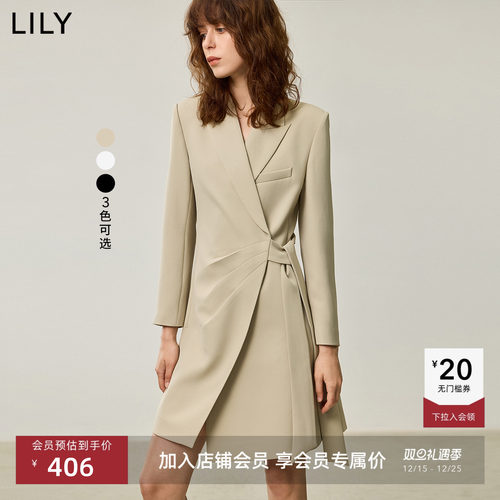 商务通勤西装连衣裙LILY职场通勤