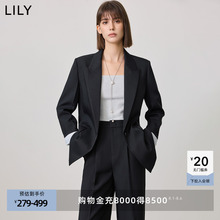 零压西装LILY2025春新款宽松休闲松弛感通勤精致高级感西装外套女