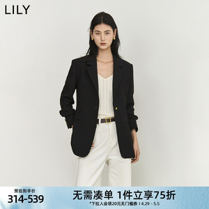 LILY一粒扣修身商务通勤西装外套