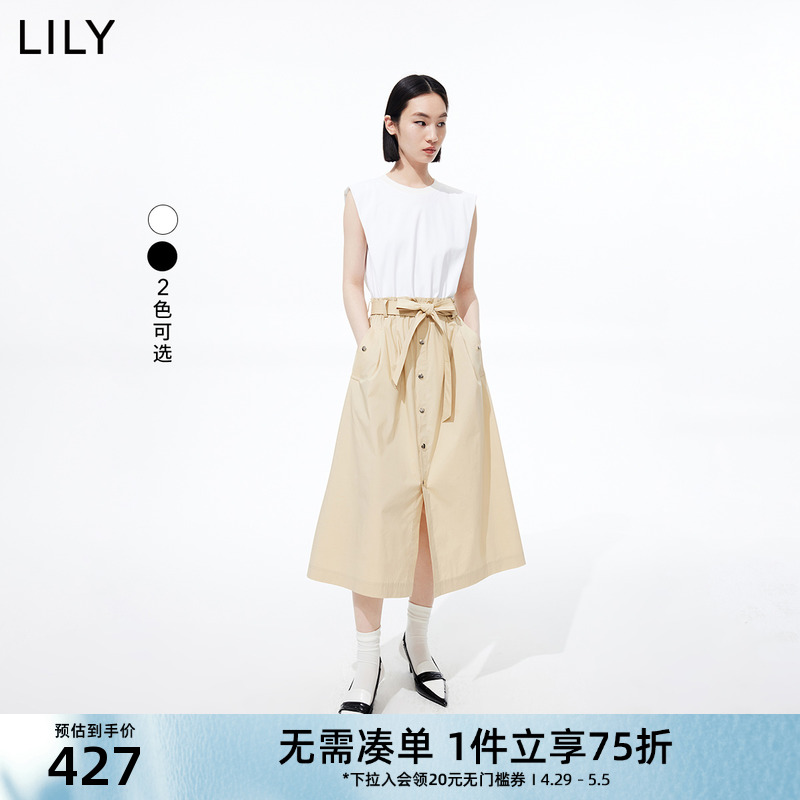 专柜浪漫Lily复古假两件