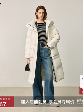 【X系列】商场同款LILY2024冬新款女装轻户外收腰百搭鸭绒羽绒服