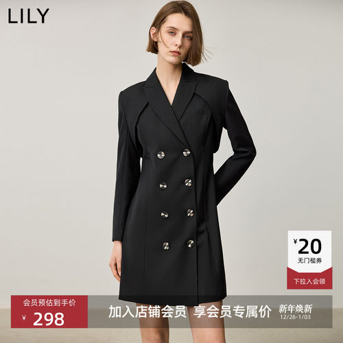 商务仪式感连衣裙LILY风衣式裙装