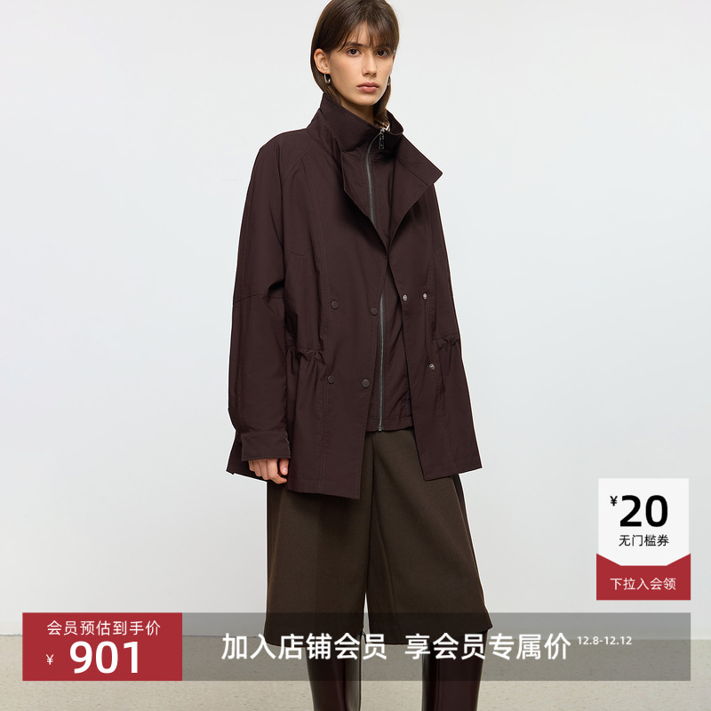 LILY立领通勤两件套抽绳羽绒服