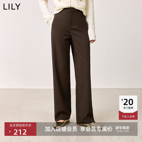 裤脚恰到好处地垂至地面 增添随性高级气质