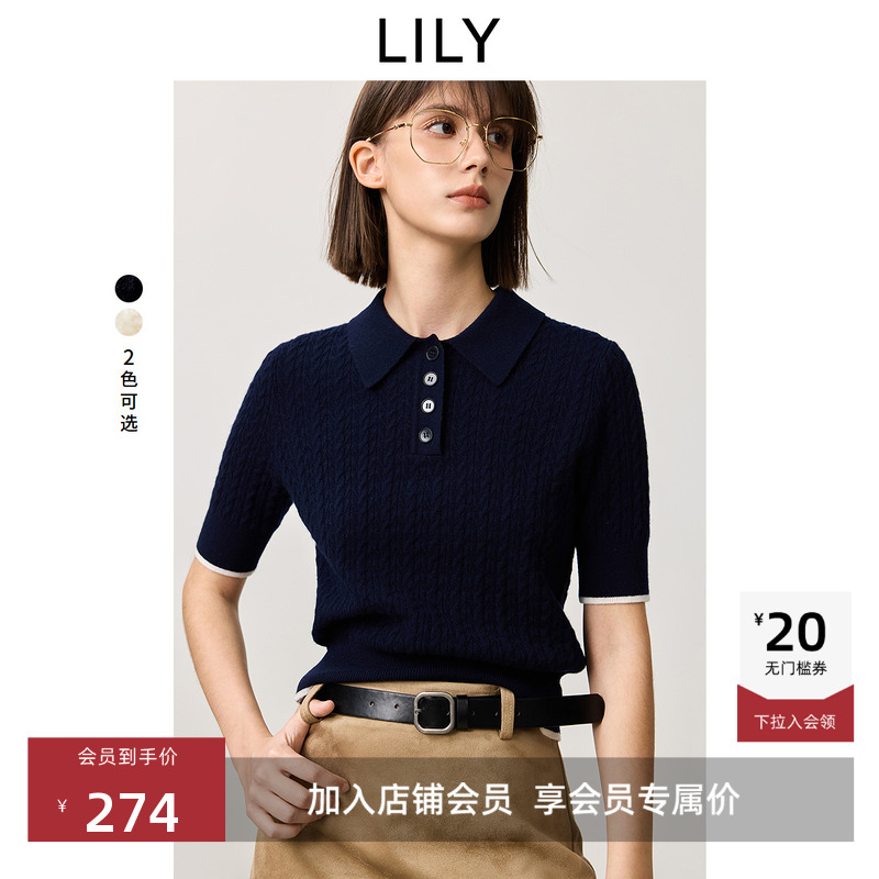 老钱风POLO领-拉长颈部线条显脸小