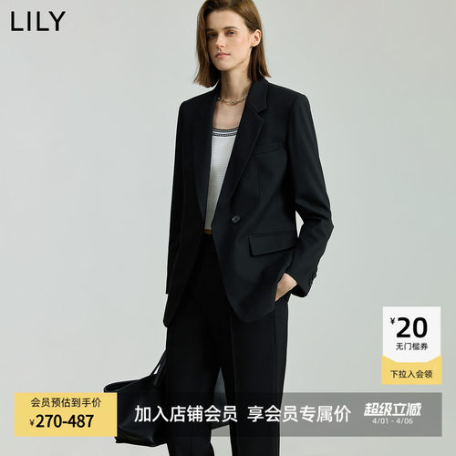 LILY收腰一粒扣商务通勤智感西装