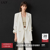 不易皱 宽松休闲百搭通勤西装 LILY薄款 西装 2025新品 套装 女