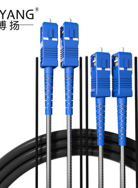 博扬(BOYANG)BY-Y70112S 电信级光纤跳线sc-sc 单模双工 70米