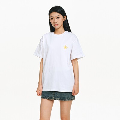 BURNIN*飞镖小火苗短袖T恤透气男士休闲宽松印花圆领夏季情侣半袖