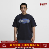 TOPTIER T恤男标语印花休闲TEE 260g成衣酵洗做旧短袖 BRO 25SS