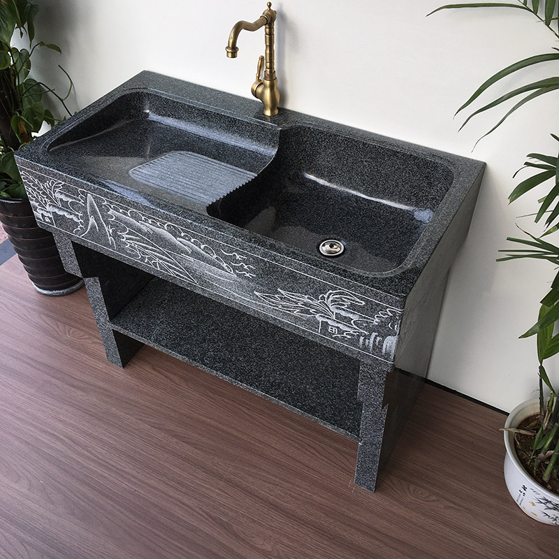 庭院家用水磨石洗衣池阳