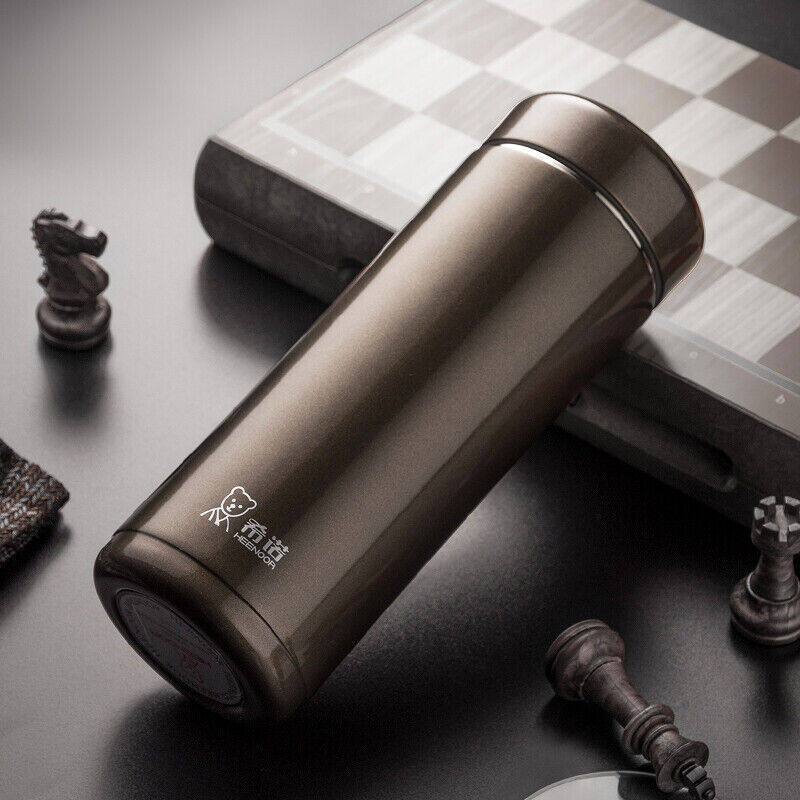 希诺保温杯男士不锈钢泡茶杯子商务办公车载水杯XN-9681灰色400mL使用感如何?